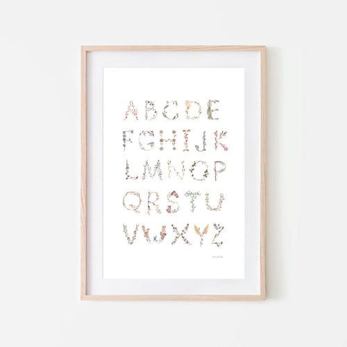 Mushie | Alphabet Poster - Large-Scandikid