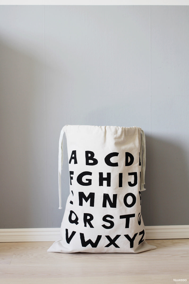 Tellkiddo | ABC Fabric Bag-Scandikid