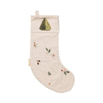 Fabelab | Christmas Stocking - Yule Greens Embroidery - Natural-Scandikid