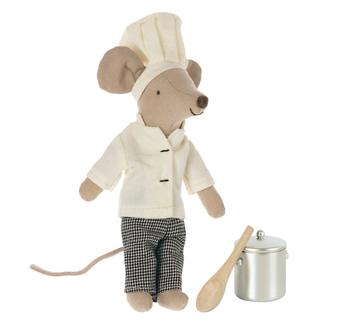 Maileg | Chef Mouse with Pot & Spoon-Scandikid