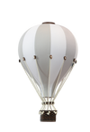 Super Balloon | Light Grey & White - Medium | Decorative Hot Air Balloon-Scandikid