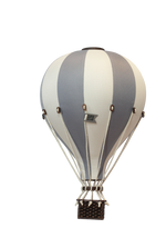 Super Balloon | Dark Grey & Cream - Medium | Decorative Hot Air Balloon-Scandikid
