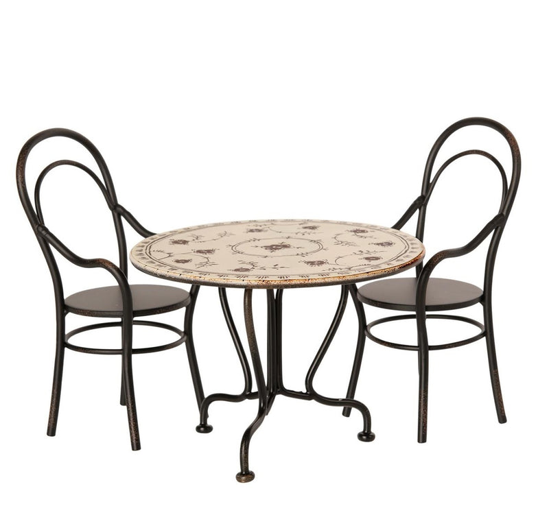Maileg | Dining Table Set With Two Chairs-Scandikid