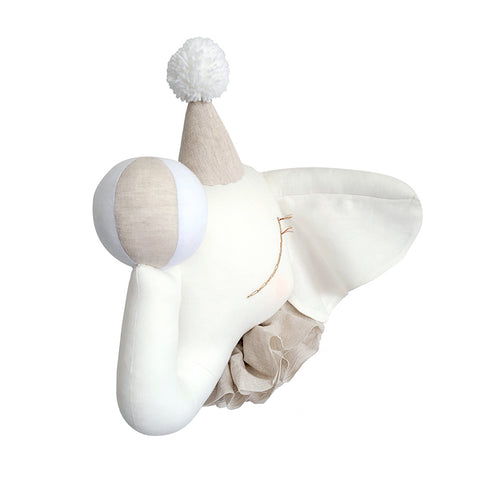 Circus Elephant | Cream with Beige Cap-Scandikid