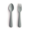 Mushie | Fork and Spoon Set Sage-Scandikid