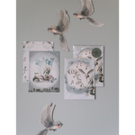 Mrs Mighetto | Land of Birds 2-Pack Birthday Cards Flying Car-Scandikid