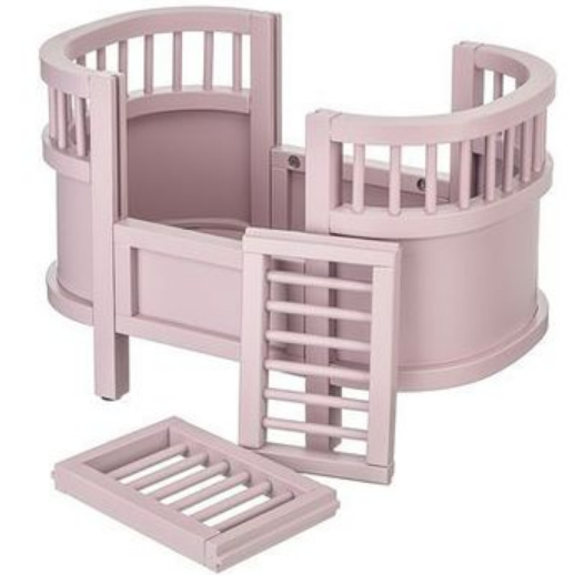 Sebra Dolls Cot Bed Vintage Rose Scandikid Scandi inspired Toys